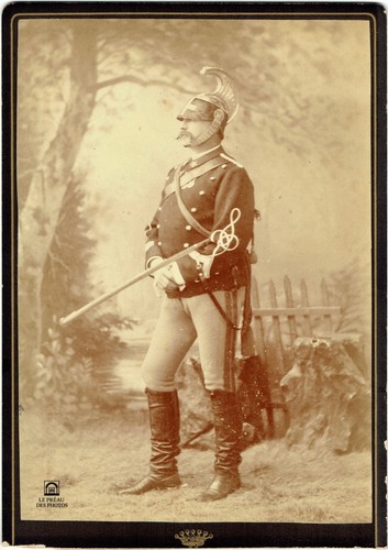 Carte cabinet 1860 militaire - carte,